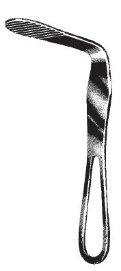 49111-15 : Hartmann Tongue depressor, width 23 mm, working length 7.5 cm