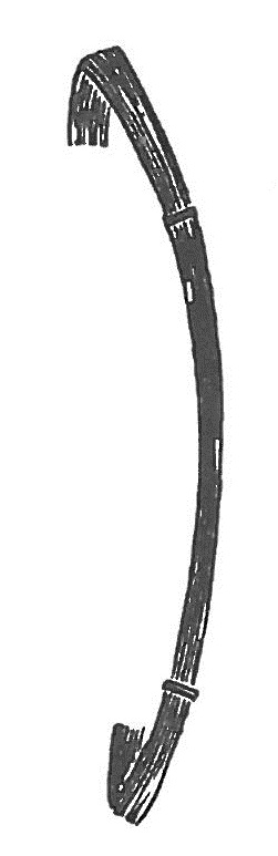 Nasal snare wire, cut and pre-shaped,  unsoldered, 0.3 mm, package of 12 pieces