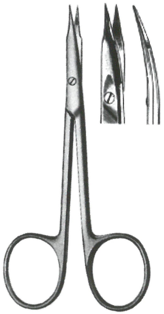 09361-11 : Stevens Tenotomy scissors, sharp points, curved, 11 cm long