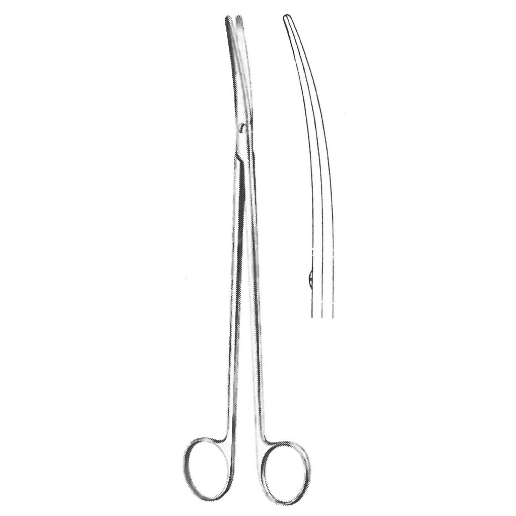 09283-15 : Metzenbaum Fino Dissecting scissors, curved, 15 cm long, delicate pattern