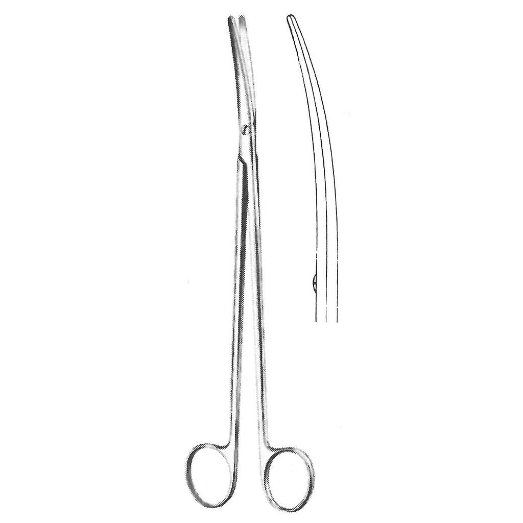 Good Tonsil scissors, curved, 19 cm long