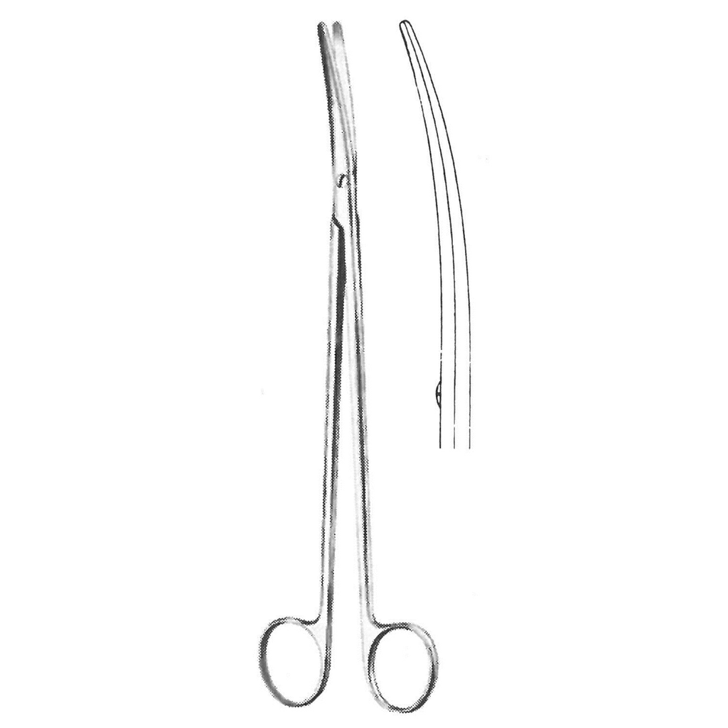 Metzenbaum Fino Dissecting scissors, curved, 18 cm long, delicate pattern