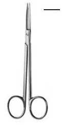 09304-14 : Joseph Rhinoplasty scissors, sharp/ sharp, straight, 15 cm long