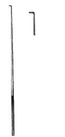 Day Ear hook, blunt, 16 cm long, medium