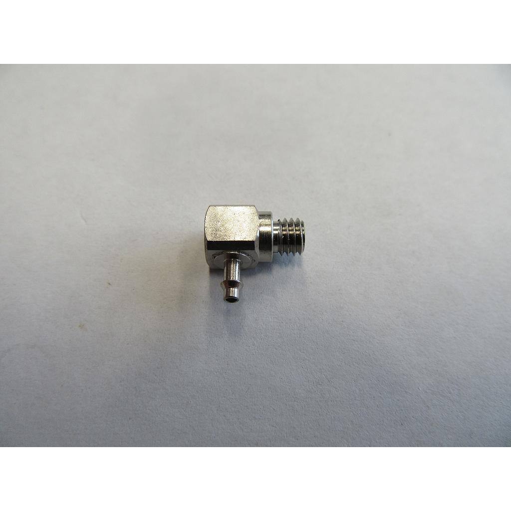 X350 CT0-2 : Connector 90° for 1/16&quot; pipe, 10-32 thread