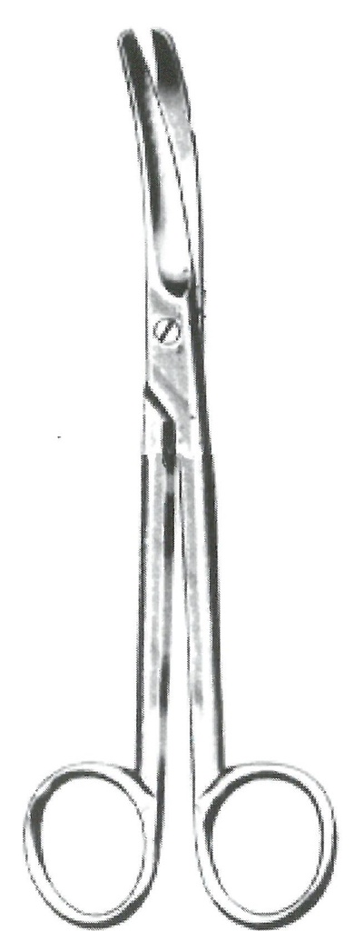 09161-17 : Mayo Operating and dissecting scissors, curved, 17 cm long