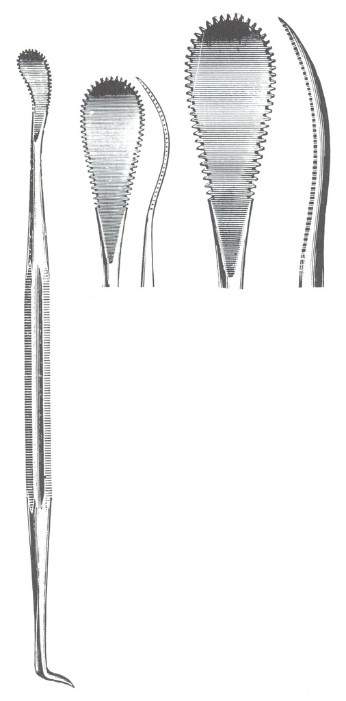 722537-01 : HENKE Dissecteur et séparateur amygdalien, 23 cm de long, 12 mm de