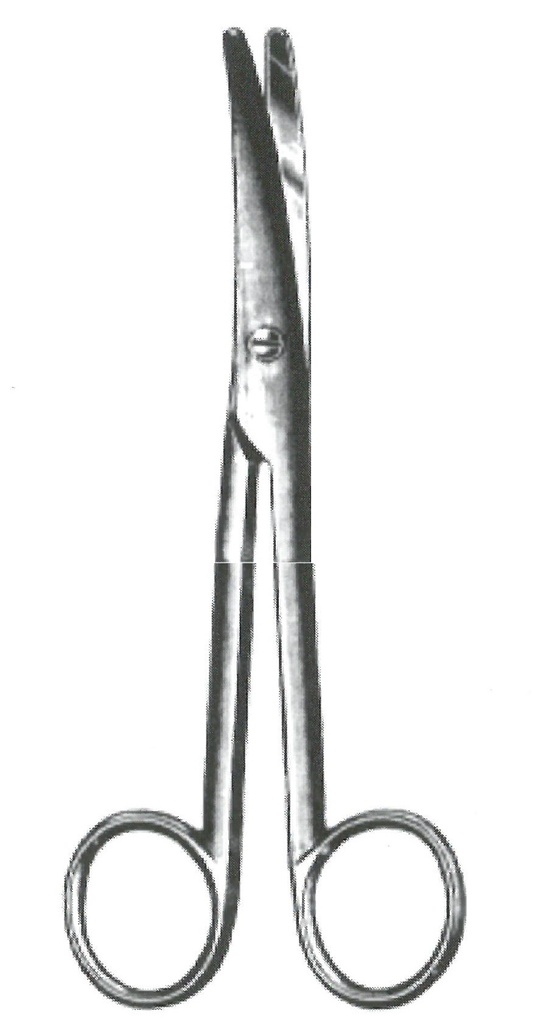09171-17 : Mayo-Stille Scissors, curved, 17 cm long