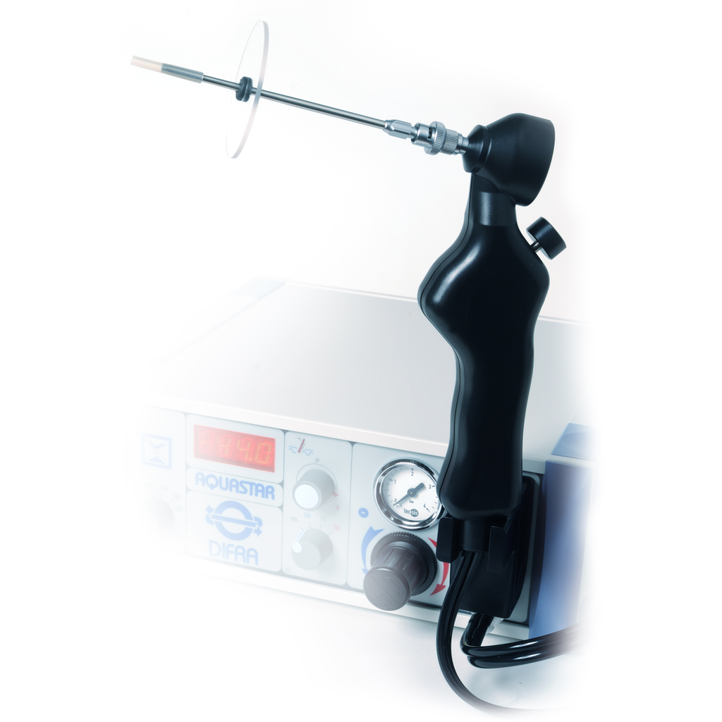 XDI 090101-I-L: Complete handle for Aquastar with canula, defelctor and silicone tips