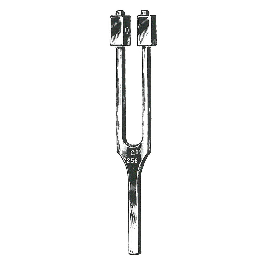 45070-02 : Hartmann Tuning fork, with mute, C1, 256