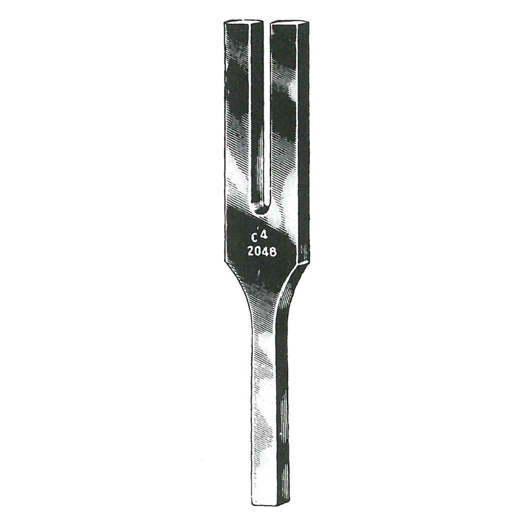 Hartmann Tuning fork, C4, 2048 vibrations