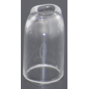 Glass piece, for rhinomanometer, fig. 0