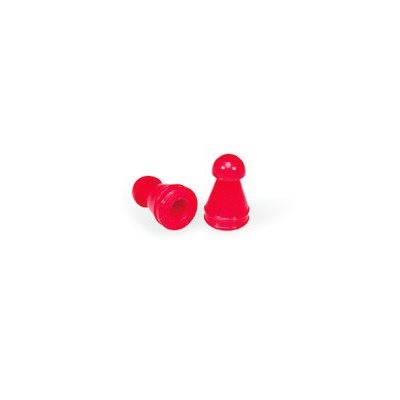 Ear tip, 8 mm, red (piece)