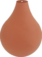 00022383 : 45091-02 : Rubber bulb, alone, with conical metal plate, for Politzer air bag