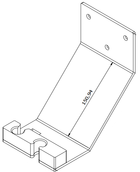 X430 SUP RS 1_2 : Holder for Rhinostar, V1_1, white