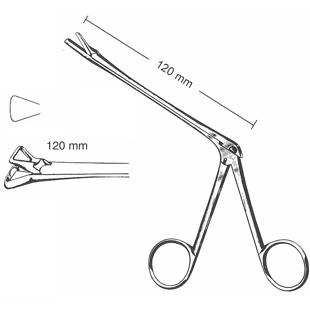 Schmeden Pince nasale coupante, fig. 1 , 8 mm, longueur de tige 120 mm