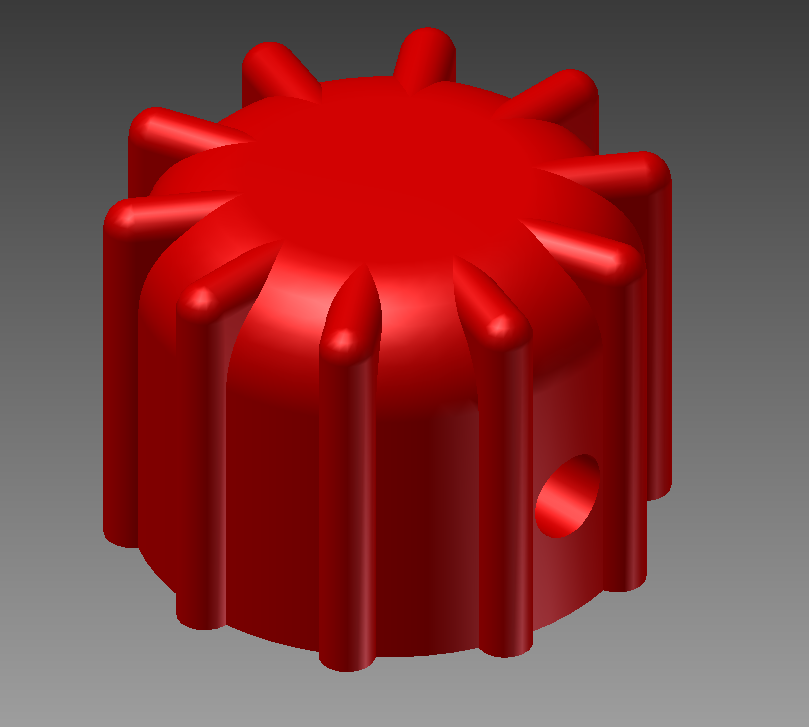 ADI 140565 S: Red button for VNG Nysstar II