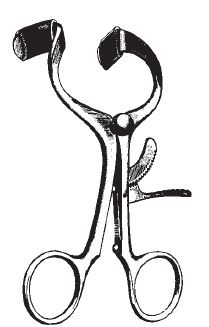 Doyen-Jansen (Molt) Mouth gag, for adults, 14 cm long