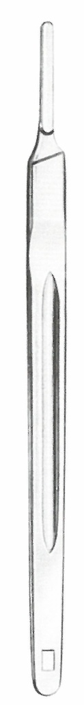 07107-01: Scalpel handle, no. 7K, standard