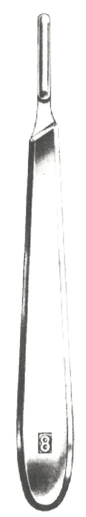 07108-00: Scalpel handle, no. 8 - standard