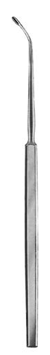 Sinus curette, 19 cm long, 90° angled