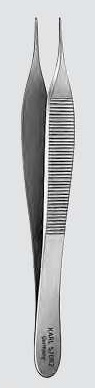 S533212-09 : S533212-09: Adson-Brown Forceps, atraumatic, fine lateral teeth, 12 cm long