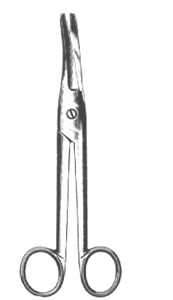 09181-17 : Mayo-Noble Operating and dissecting scissors, curved, 17 cm long