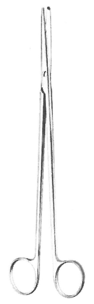 09282-25 : Metzenbaum Fino Dissecting scissors, straight, 25 cm long, delicate pattern