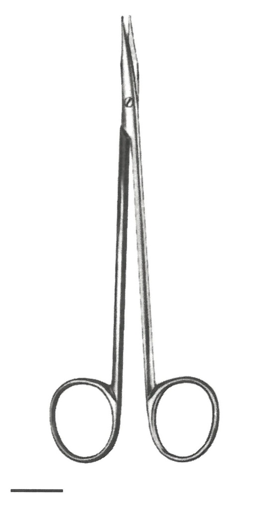 Reynolds Surgical scissors, slim, straight, 15 cm long