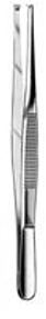 11120-10 : Dressing forceps, 1 x 2 teeths, standard, 10.5 cm long