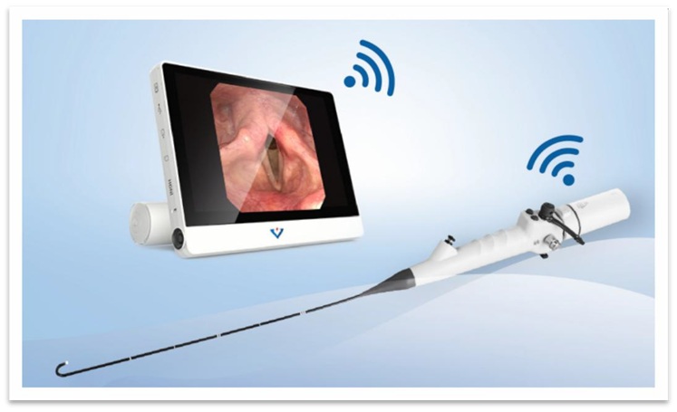 EF32H : High-resolution rhinolaryngoscope, 3.2 mm, without working channel, working length 360 mm