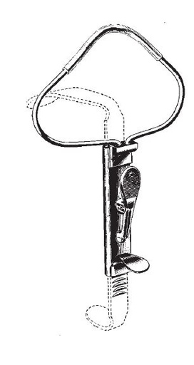 [00014475] 49320-00 : McIvor  Mouth gag, complete, without ether tube