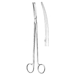 [00014480] 09437-19 : Good Tonsil scissors, curved, 19 cm long