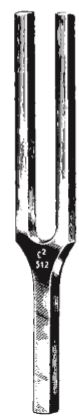 [00014517] 45070-03: Hartmann Tuning fork, C2, 512 vibrations
