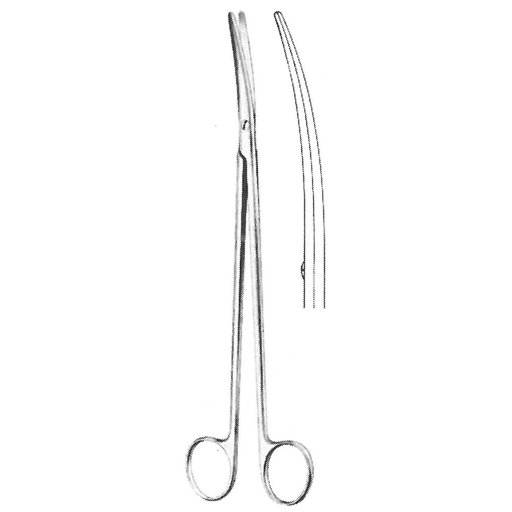 [00014963] 09281-23 : Metzenbaum Dissecting scissors, curved, 23 cm, standard pattern