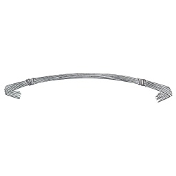 [00015296] 725096-01 : Anses pour serre-nœud, 0.35 mm de diamètre, en fil d'acier, pré-coupées et bottelées par 100 pièces