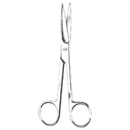 [00015621] 09120-15 : Operating scissors, sharp/sharp, straight, 15.5 cm long