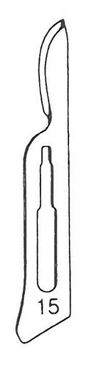 [00015824] 07115-00: Scalpel blades, sterile, box of 100 fig. 15