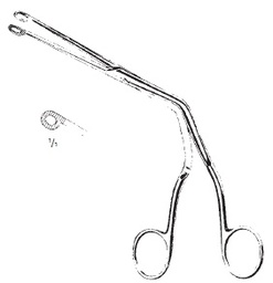 [00016555] 05190-17 : Magill Pince introductrice pour sondes endo-trachéales, 17 cm de de long, pour petits enfants