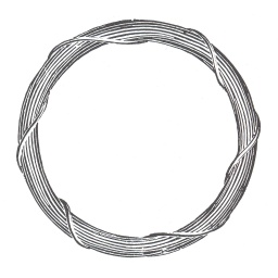 [00001630] 661543-01 : Fil d'acier pour serre-noeud, épaisseur du fil 0.35 mm, rouleau de 10 mètres