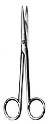 [00018298] 09190-16 : Lexer Operating and dissecting scissors, straight, 16 cm long, delicate pattern