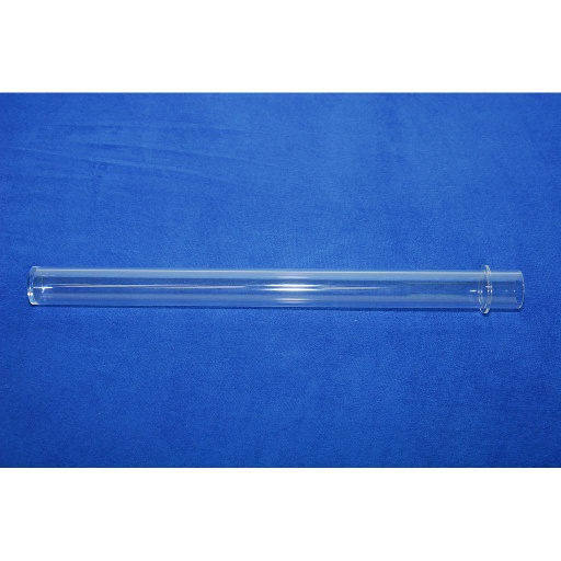 [00019350] ADI 010036 : Tube plexiglas, diamètre 38/32 mm, longueur 460 mm, avec collerette, sans fond