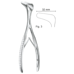 [00021680] 47102-03 : Hartmann-Halle Nasal speculum, 15 cm long, fig. 3 - large