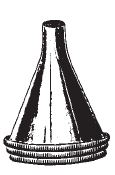 [00022009] 45018-00 : Boucheron Ear specula, round, for adult, set of 4 pieces (fig. 1 to 4)