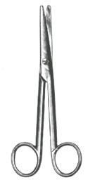 [00022052] 09170-17 : Mayo-Stille Operating and dissecting scissors, straight, 17 cm long