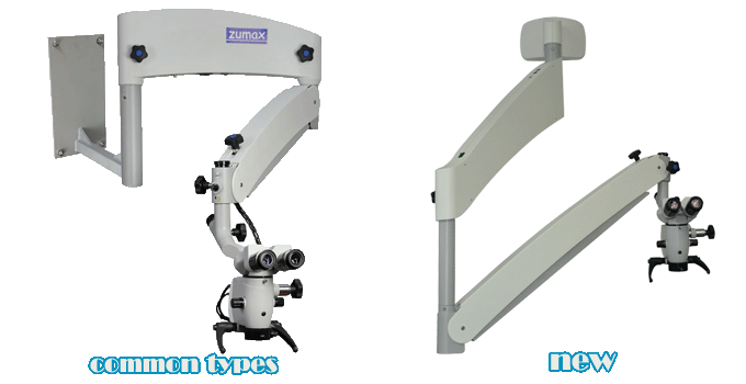 [00022084] DI 301106 : Microscope Difra ORL LED, sans caméra, mural, avec second bras de 950 mm