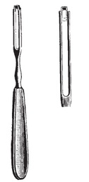 [00022388] 47390-03 : Ballenger Swivel knife, straight, 19 cm long, blade 3 mm wide