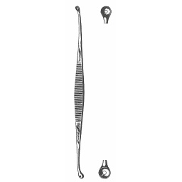 [00022577] 75115-14 : Unna Comedone extractor, double-ended, 14 cm long