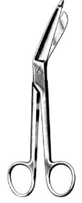 [00022653] 09901-20: Lister Bandage scissors, standard pattern, 20 cm long