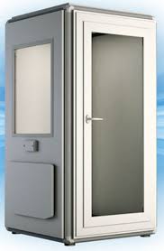 [00022805] P45S1X1W-COMPLETE : Cabine audiométrique Puma PRO45S, dimensions extérieures : 114 x 114 x 247 cm